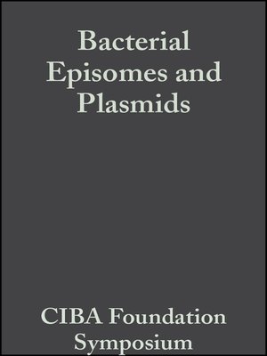 cover image of Bacterial Episomes and Plasmids